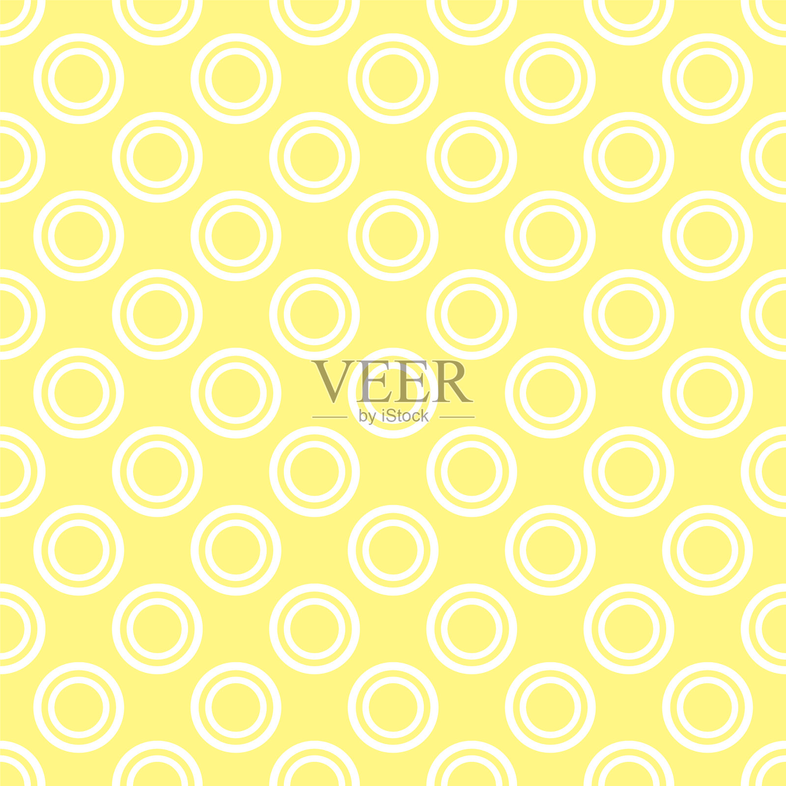 无缝图案与白色圆点的阳光插画图片素材