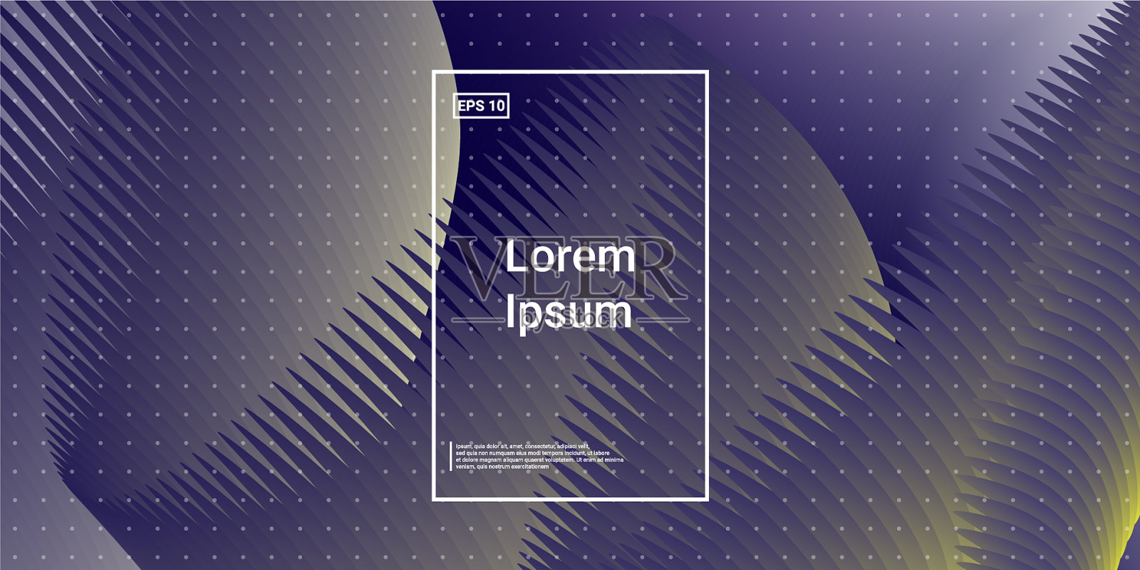 波浪的几何形状插画图片素材