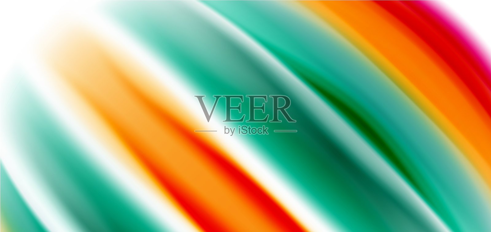 丝滑的线条上的白色液体液体的颜色插画图片素材