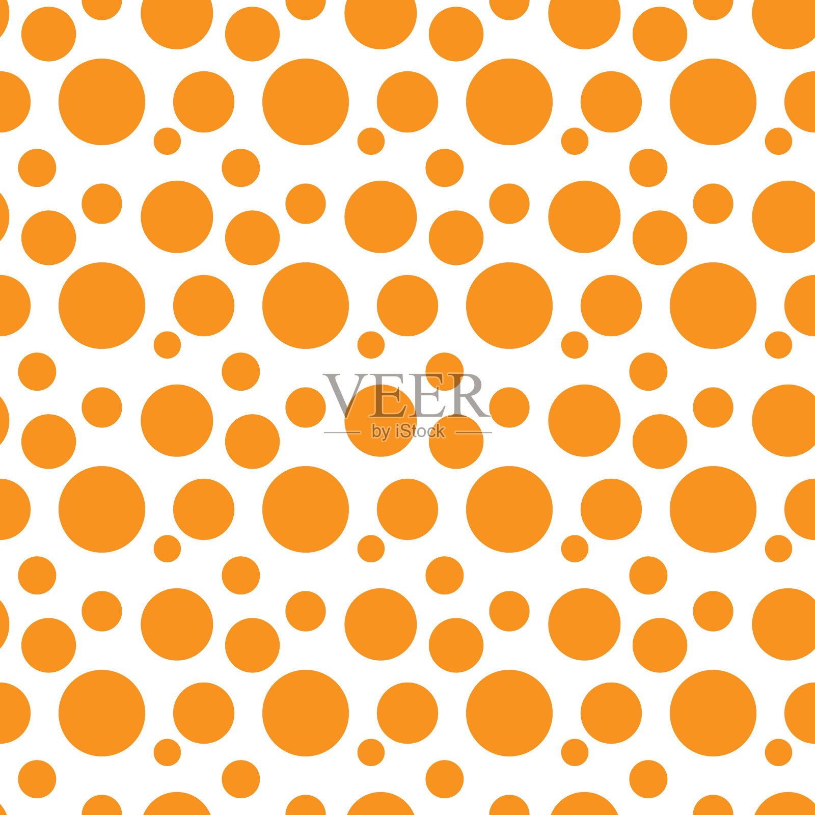 带圆的抽象无缝色彩图案插画图片素材