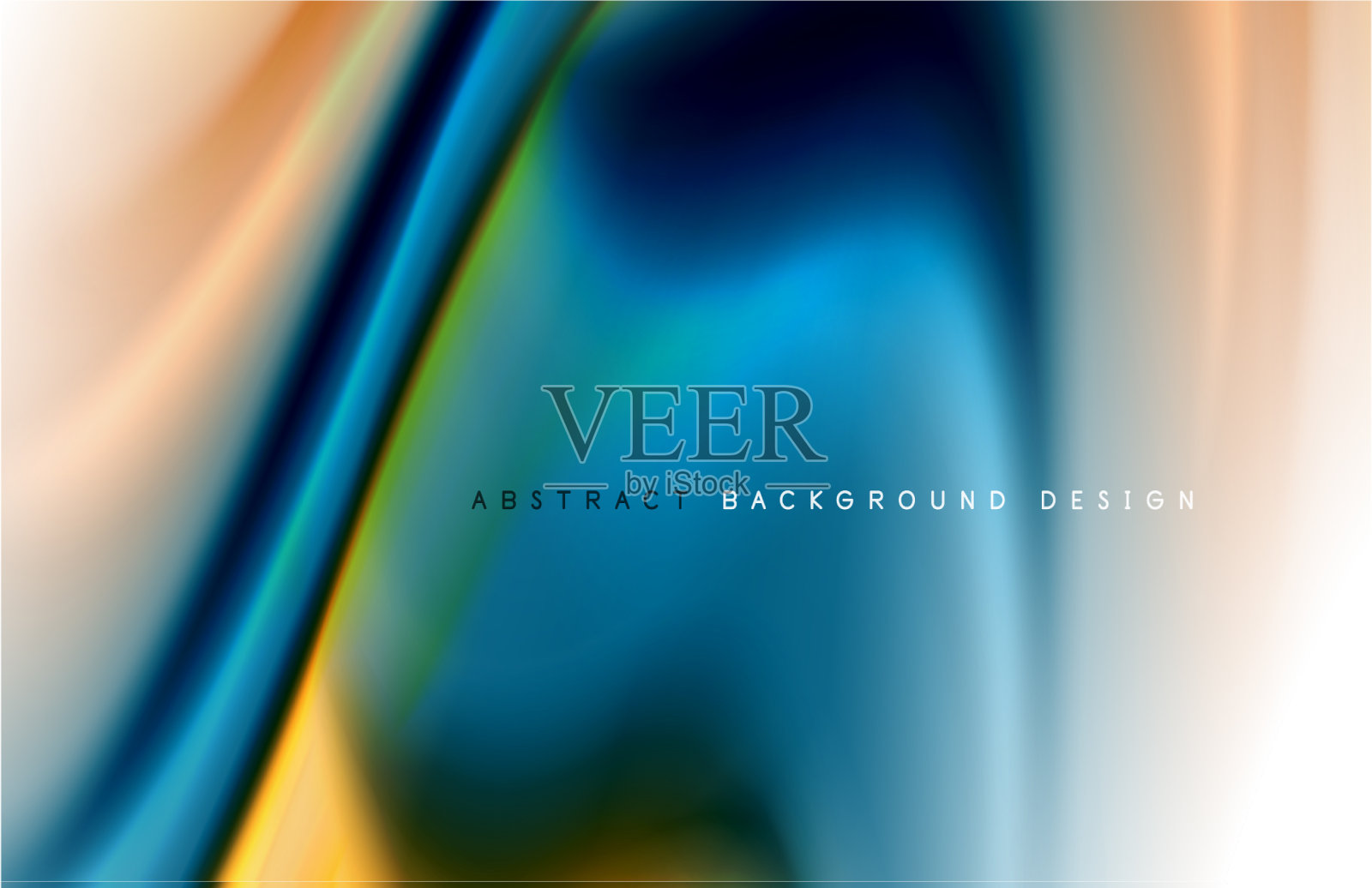 抽象背景-流体颜色梯度波插画图片素材