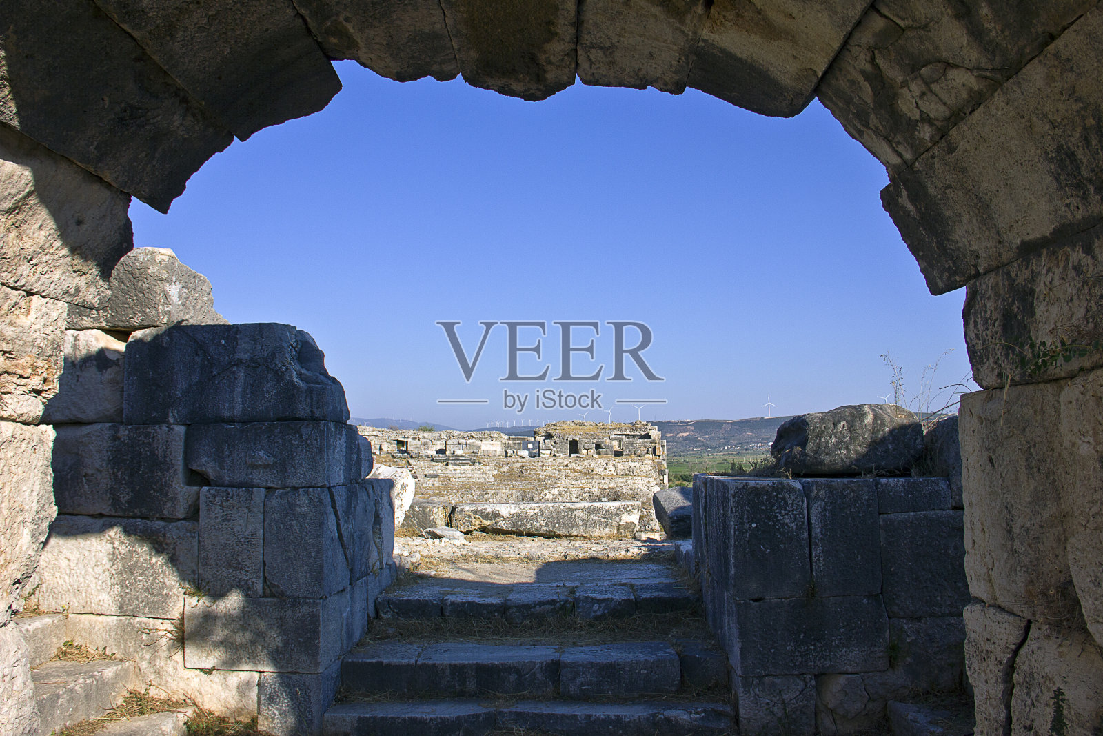 土耳其的米利都古城和剧院照片摄影图片