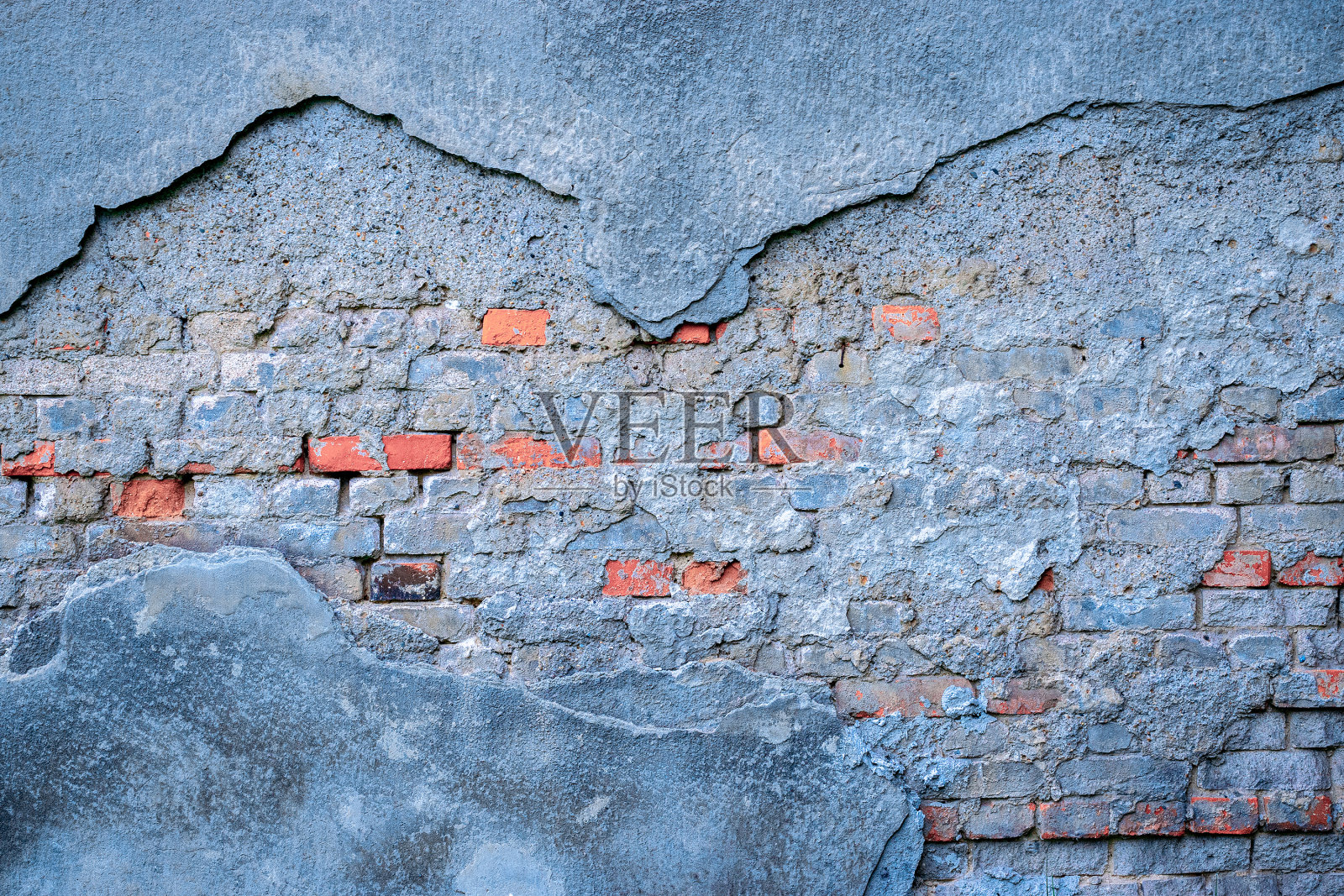 老墙纹理。陈旧的灰泥或混凝土灰泥表面。旧粗石水泥图案墙背景。蒙太奇产品设计理念。照片摄影图片