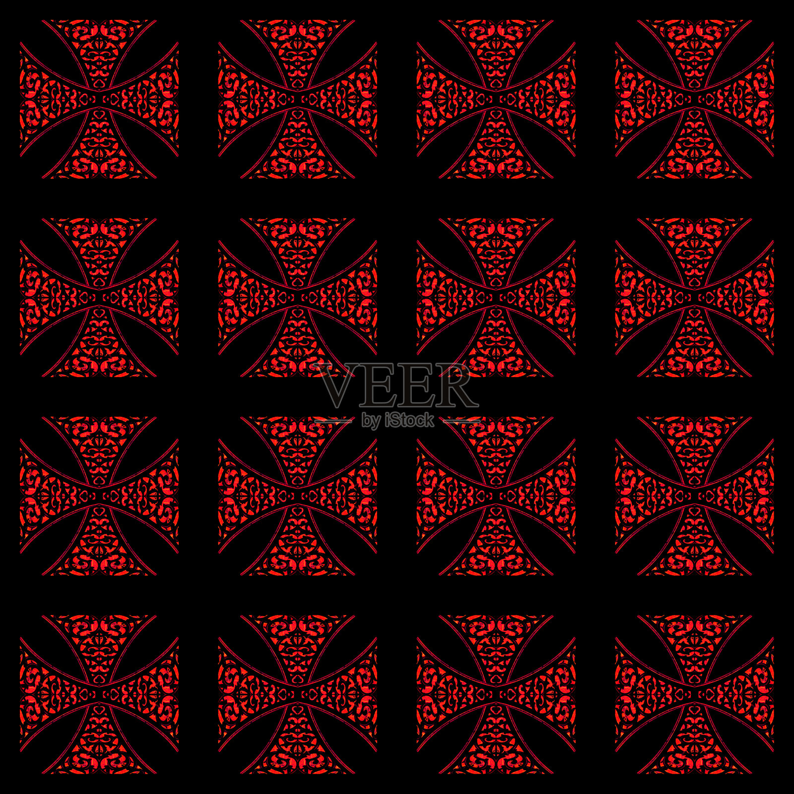 暗几何阿拉伯式无缝图案照片摄影图片