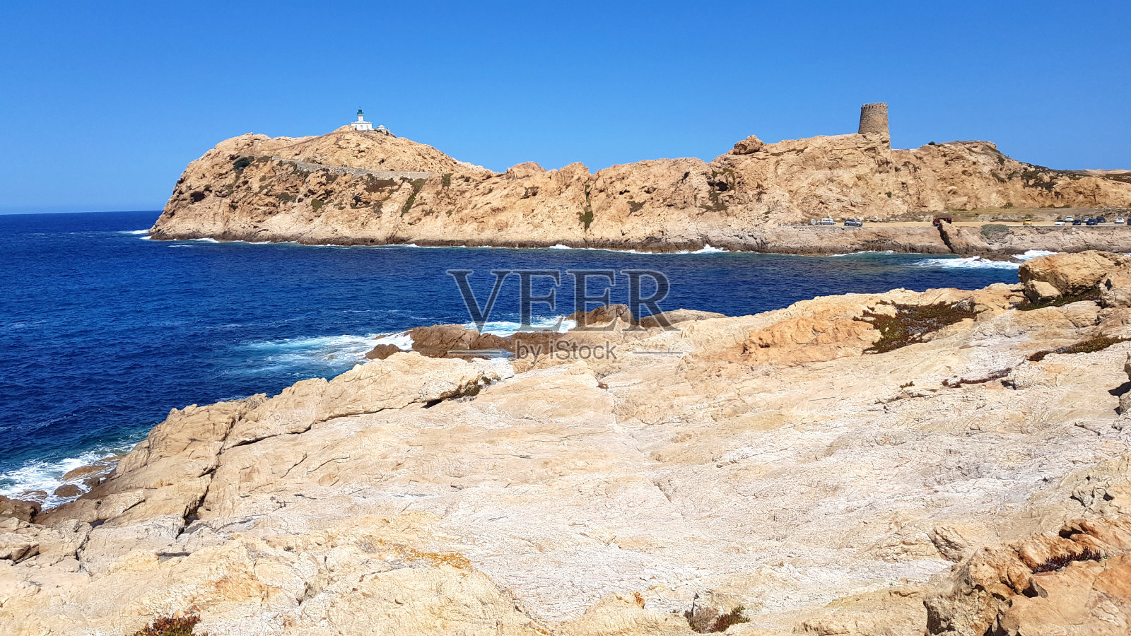 法国科西嘉岛的Rousse岛照片摄影图片