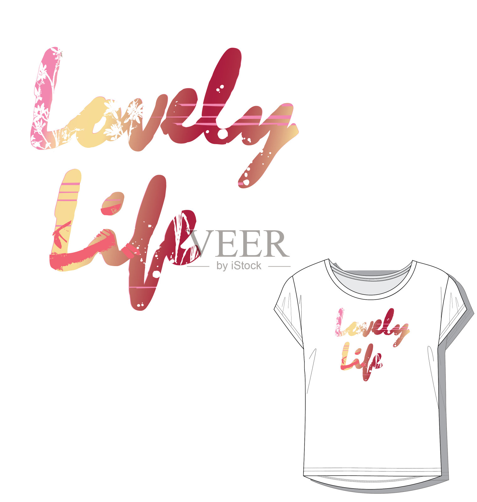 恤图形插画图片素材