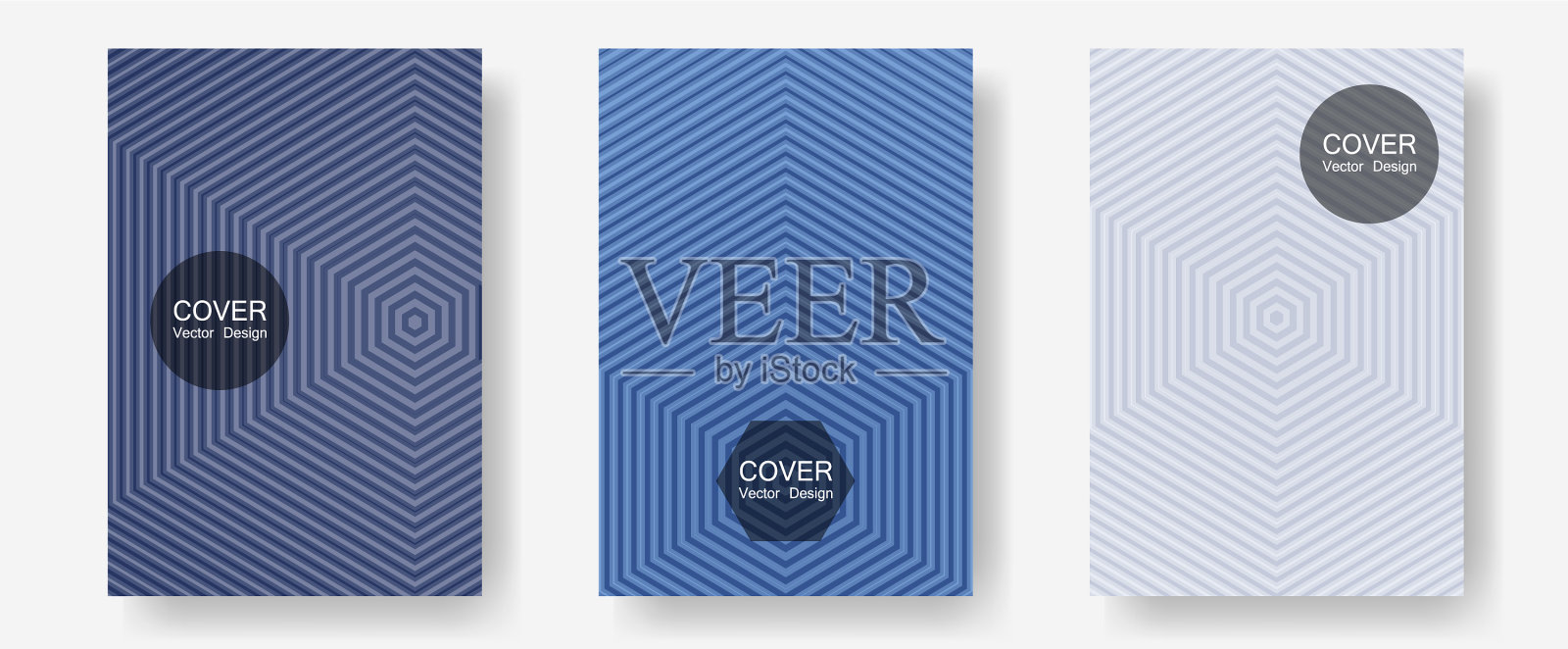 半色调平面图案抽象集插画图片素材