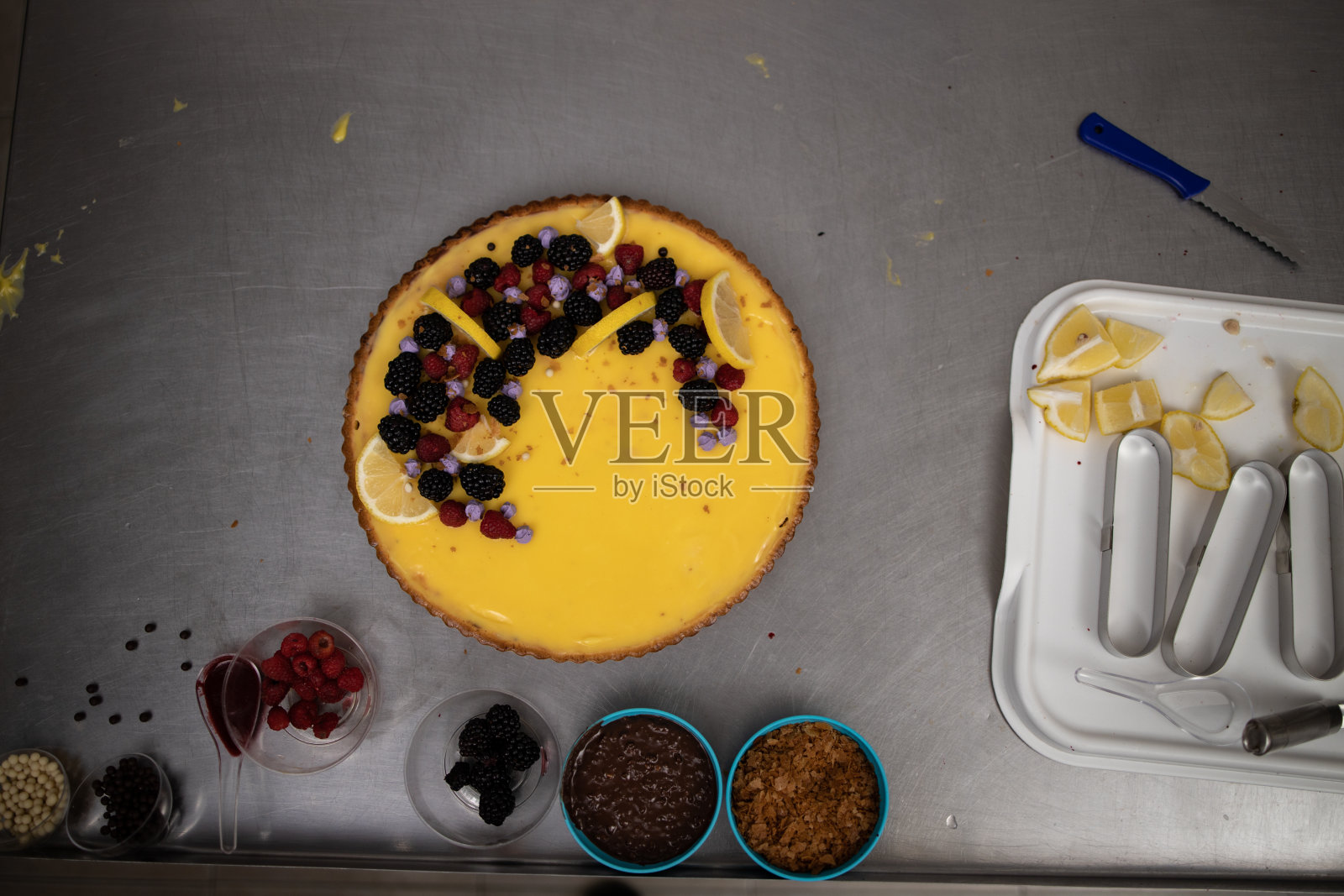 柠檬蛋糕照片摄影图片