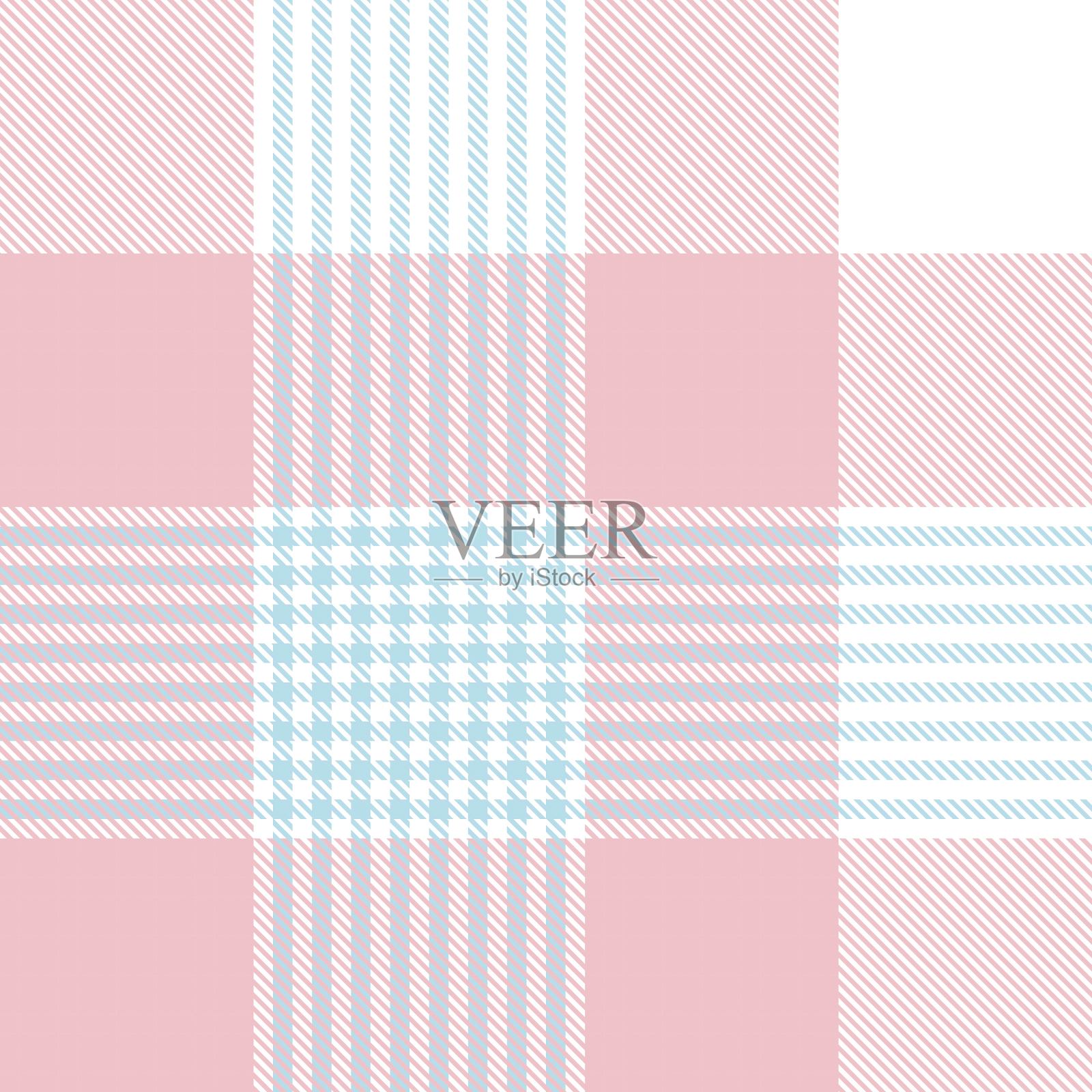 粉红格伦格子呢无缝图案插画图片素材