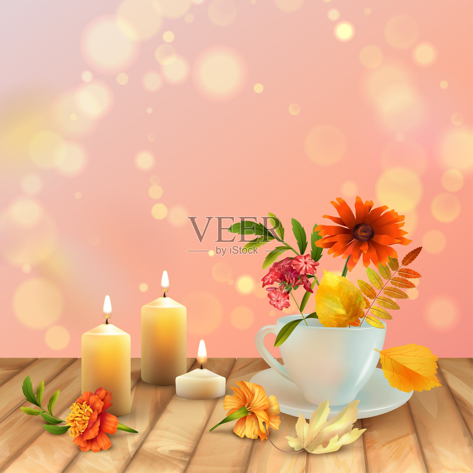 秋季海报插画图片素材