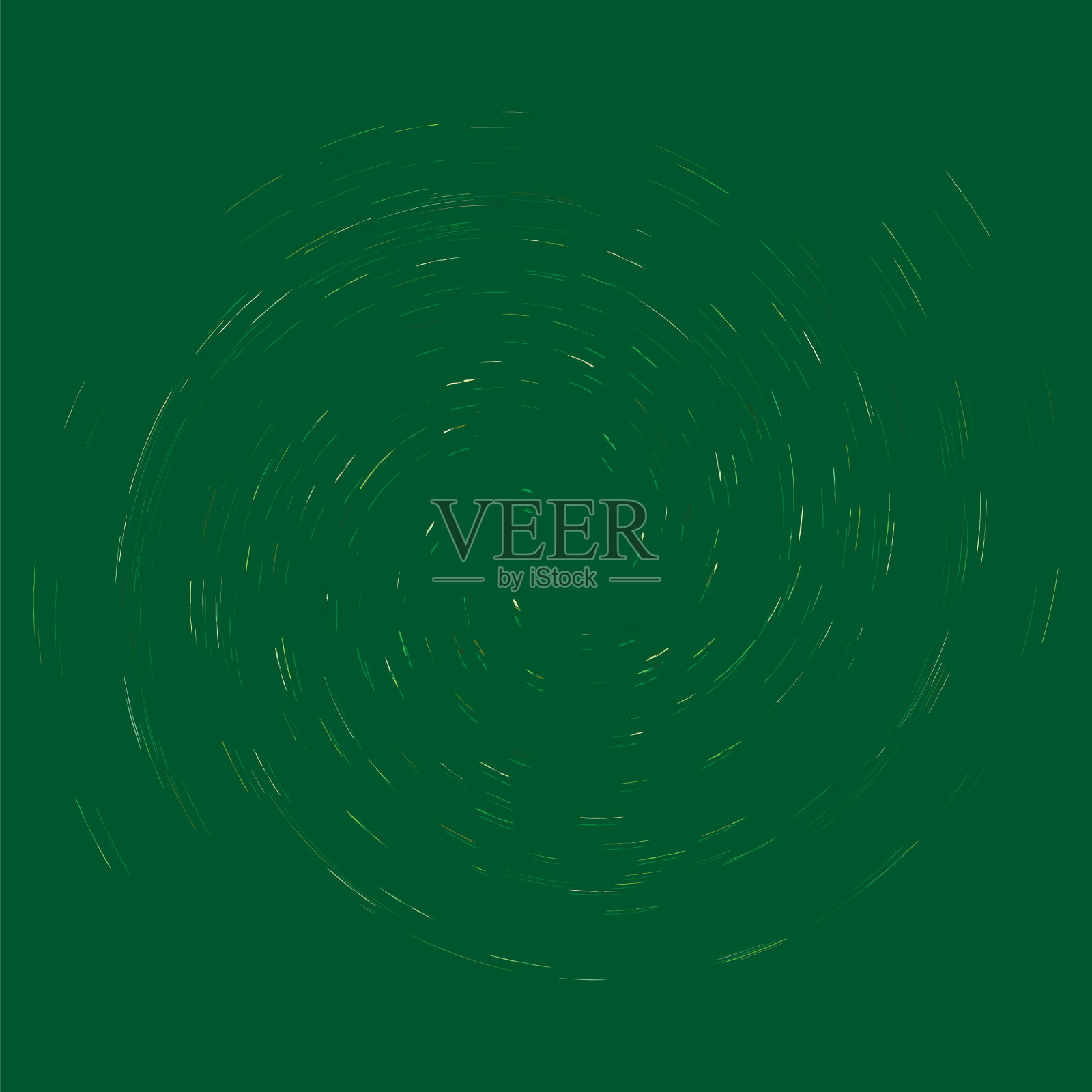 单色环旋转循环同心圆环插画图片素材