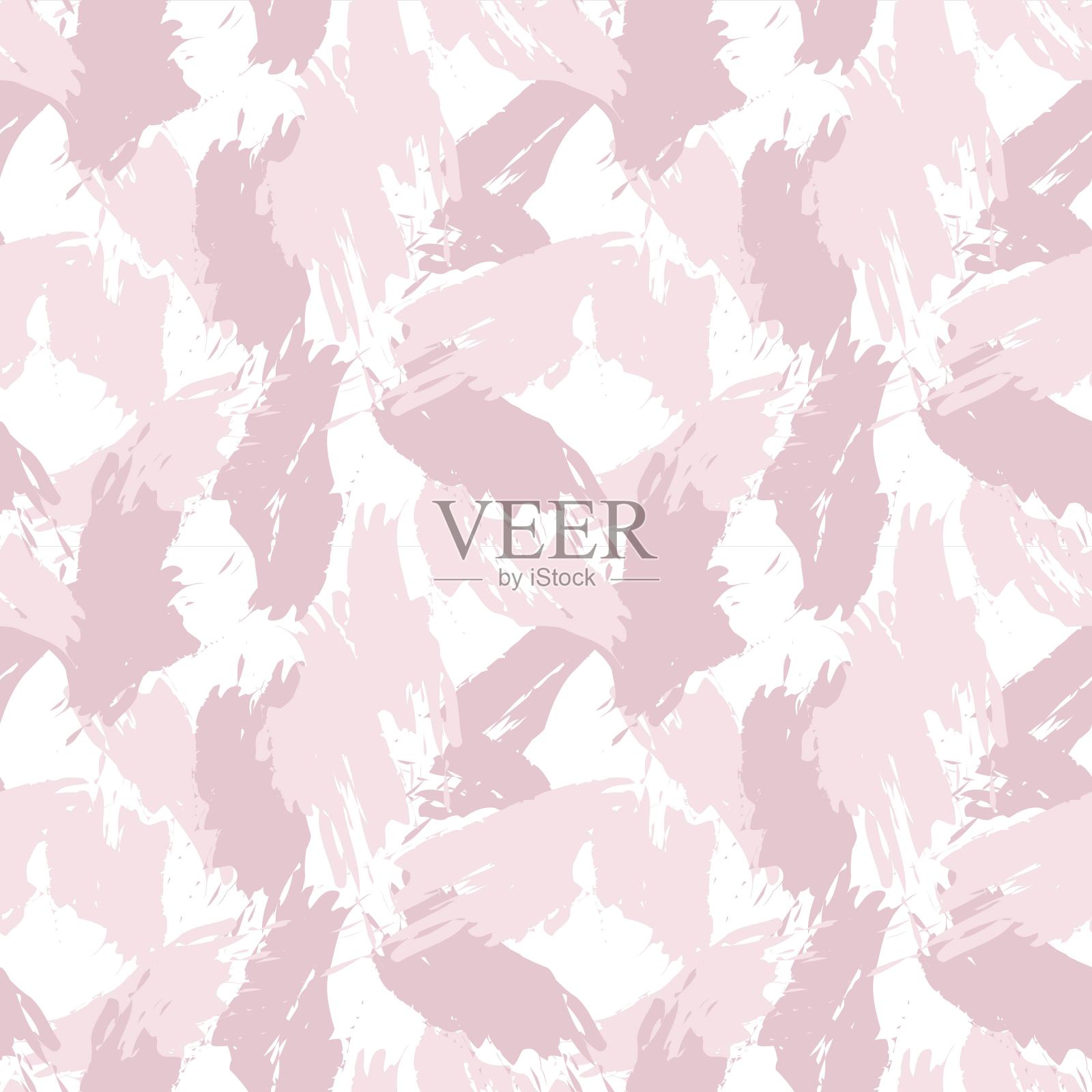 粉色迷彩笔触无缝图案背景插画图片素材