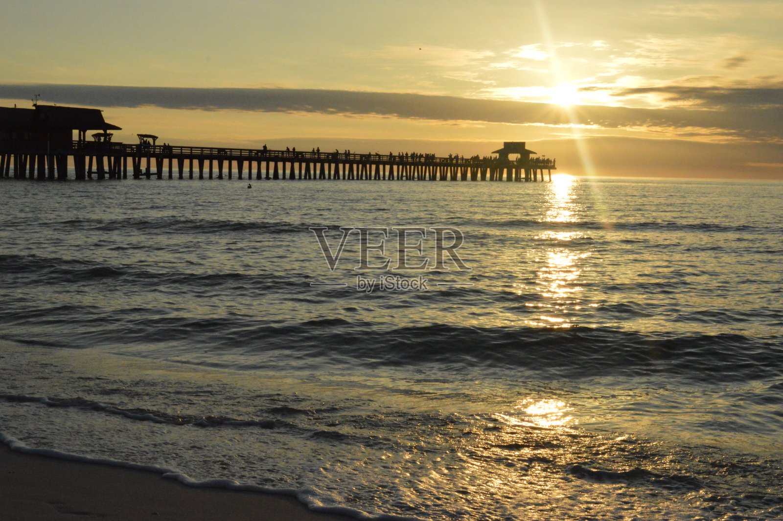 码头那不勒斯佛罗里达照片摄影图片