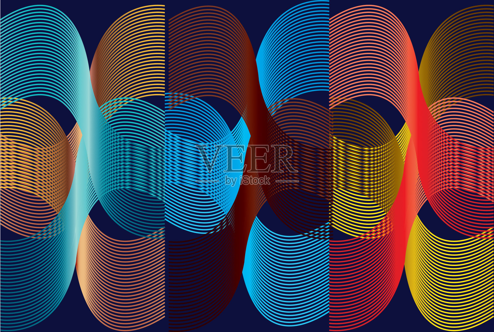 彩色波背景照片摄影图片