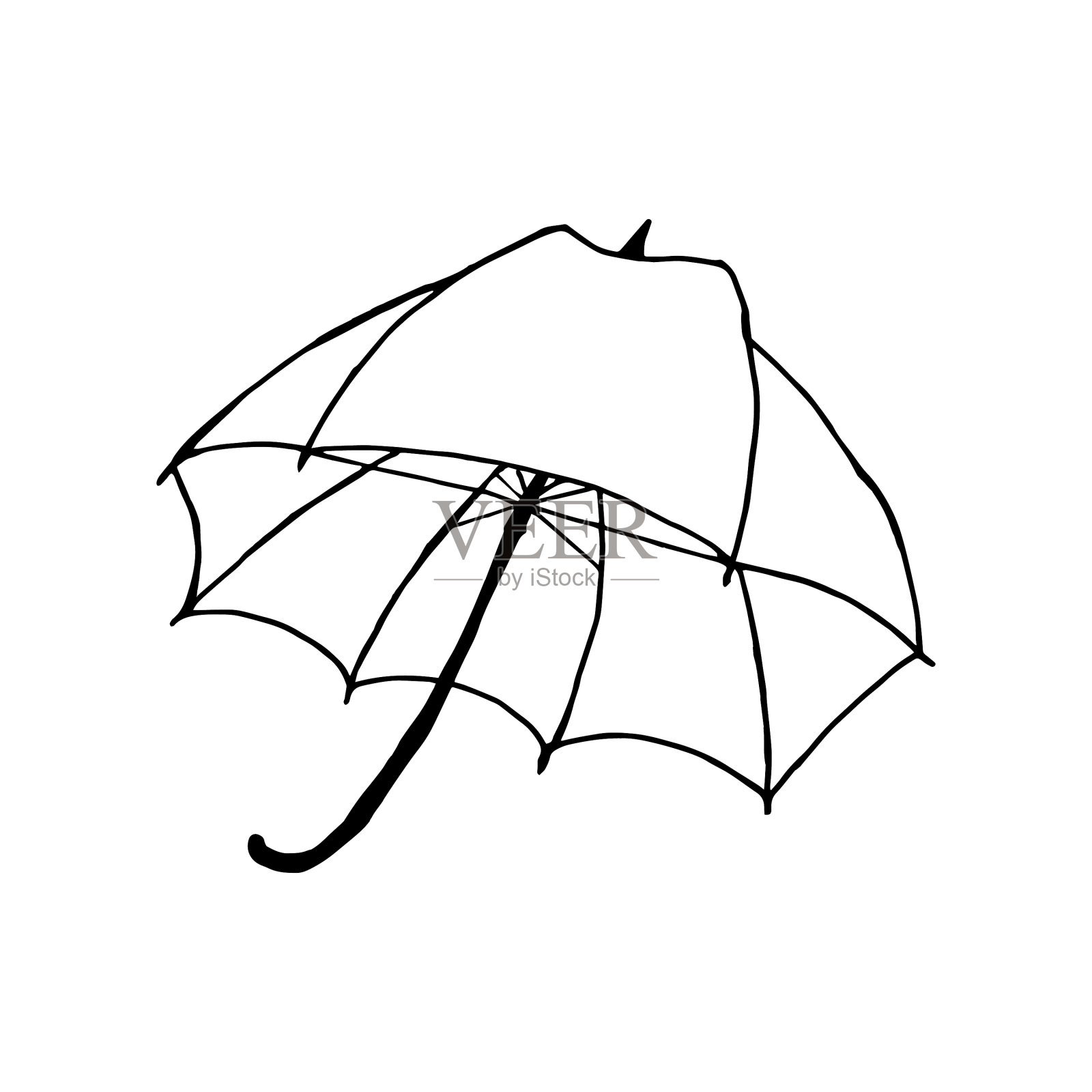 伞伞为装饰伞伞设计插画图片素材