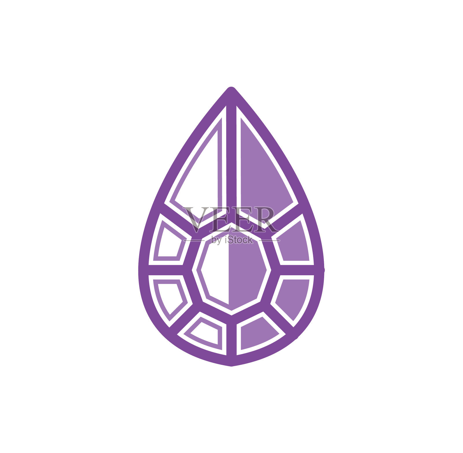 宝石石图标的背景为图形和网络插画图片素材