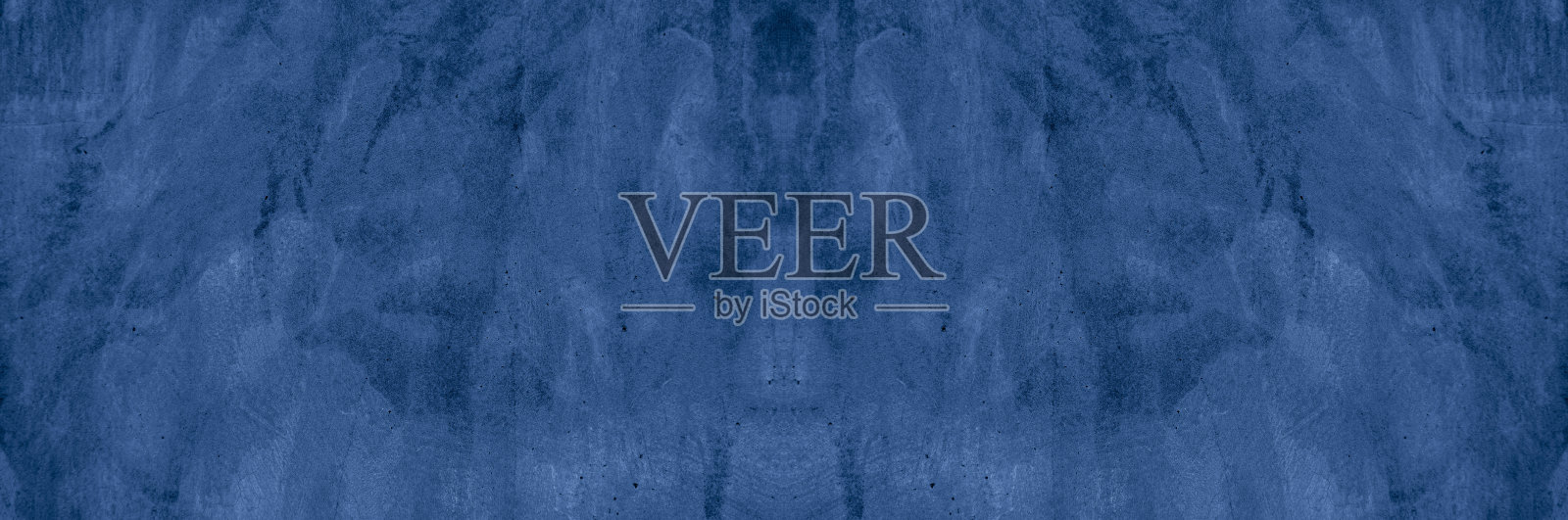 老墙图案纹理水泥蓝色深色抽象蓝色设计是浅与黑色梯度背景。照片摄影图片