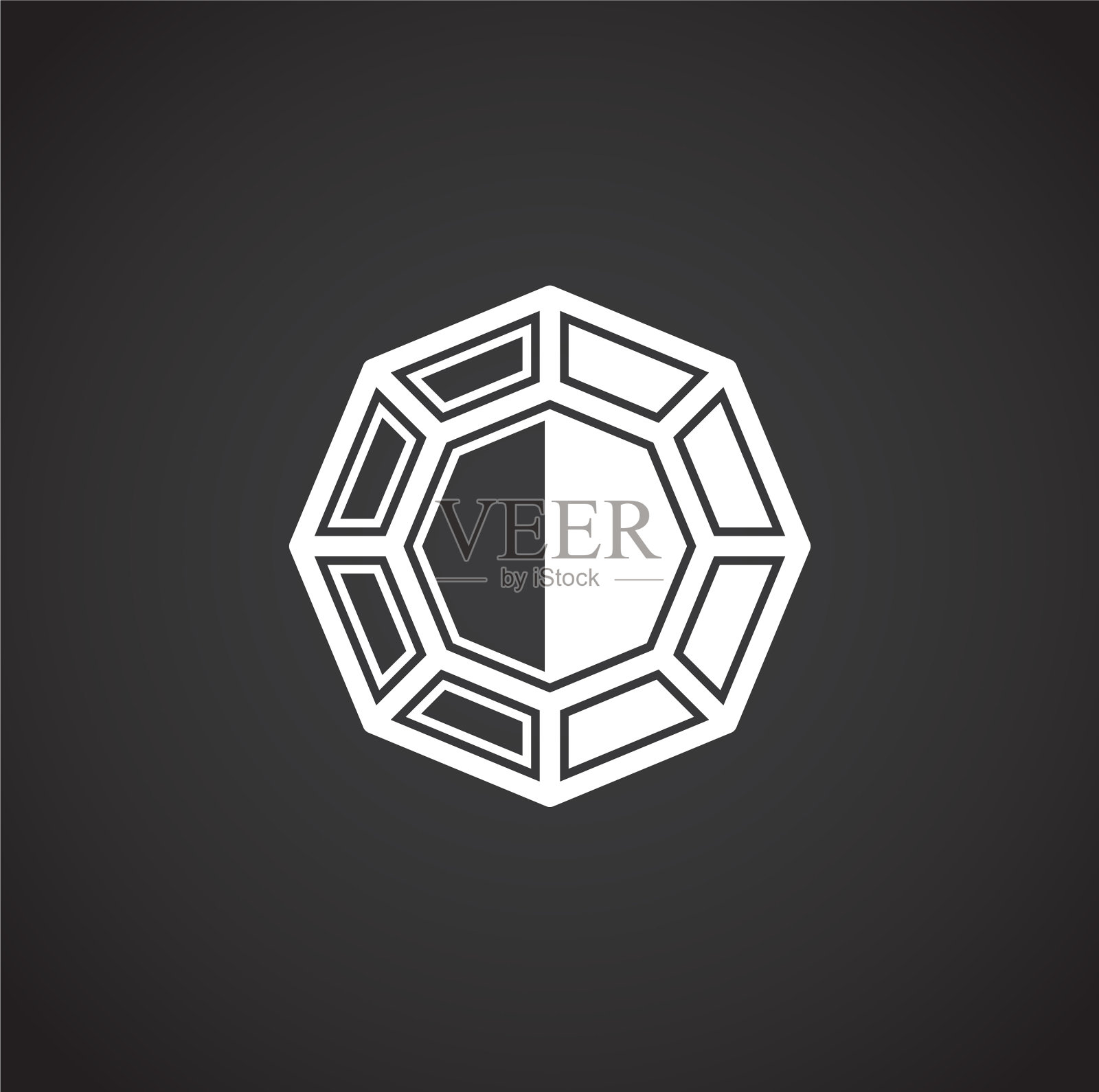 宝石石图标的背景为图形和网络插画图片素材