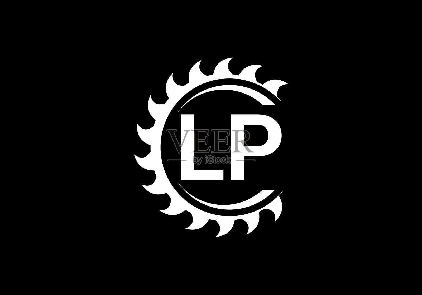 首字母logo设计图形模板插画图片素材