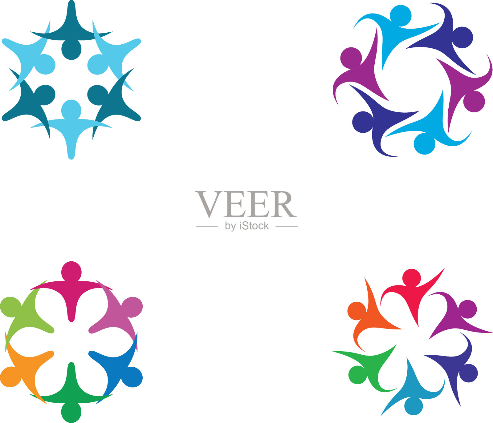 团队合作的图标图标素材