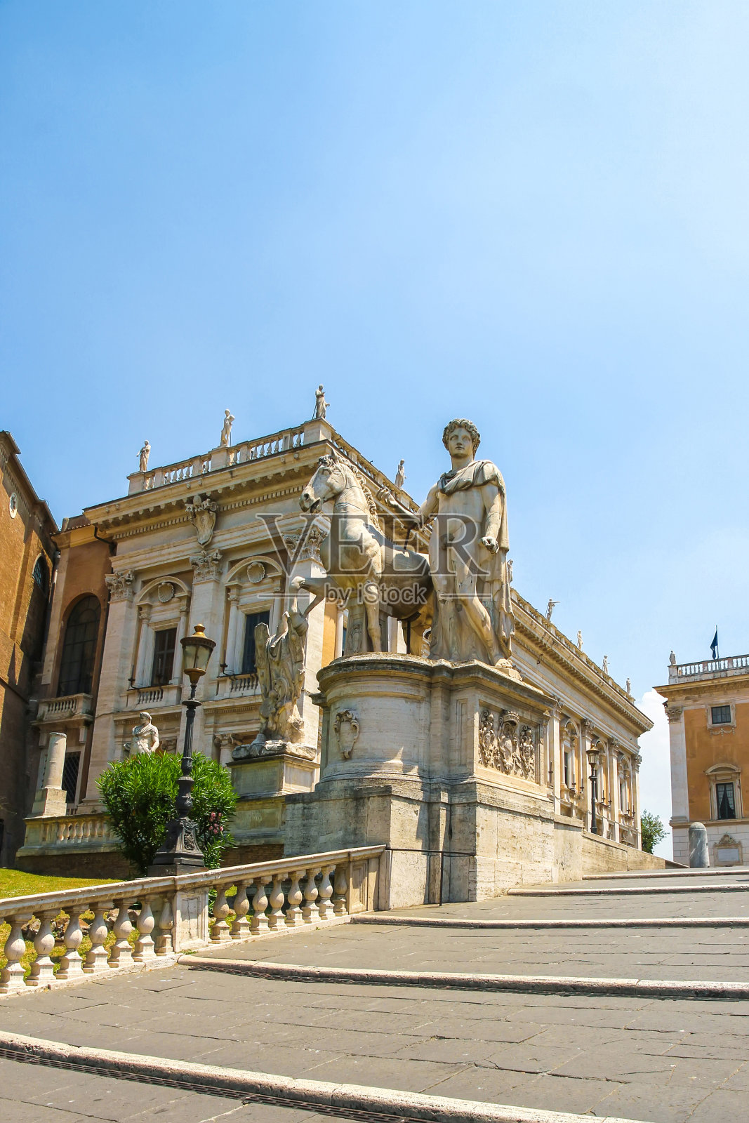 罗马一尊历史性的雕像照片摄影图片