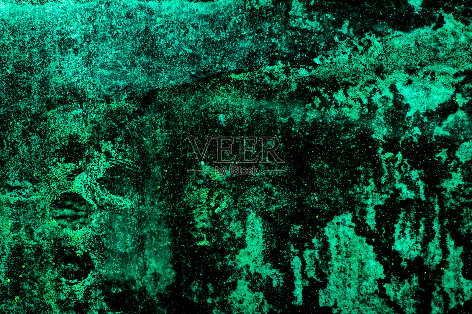 汽油色的墙壁纹理背景与不同色调的汽油纹理也称为蓝绿色照片摄影图片
