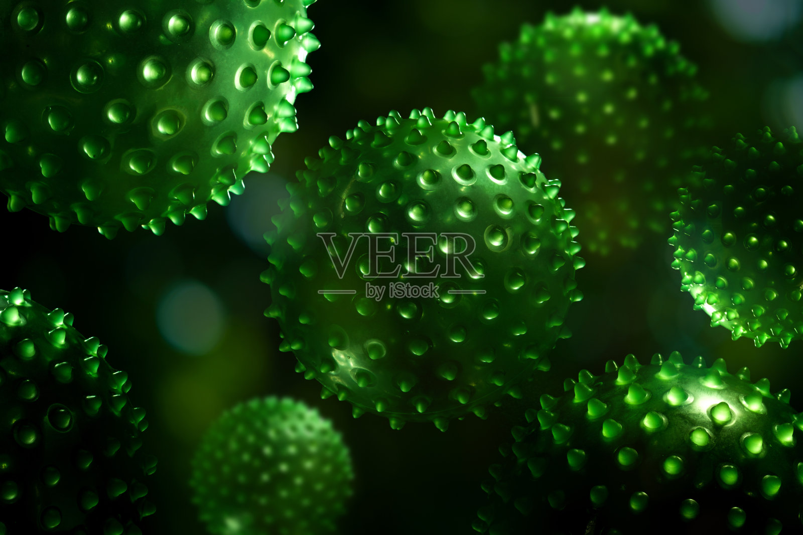 绿藻细胞3D插图照片摄影图片