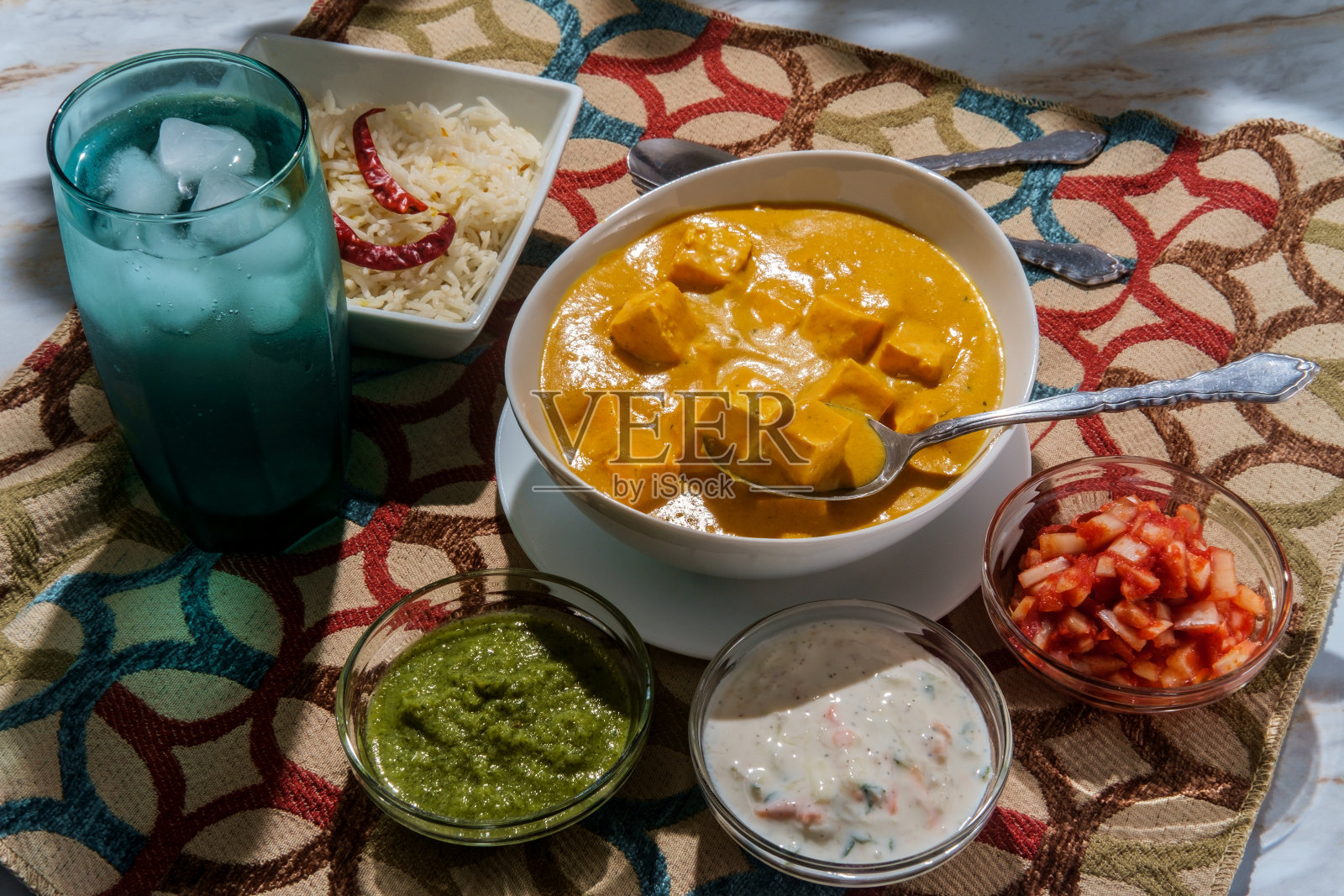 印度印度奶酪Makhani照片摄影图片