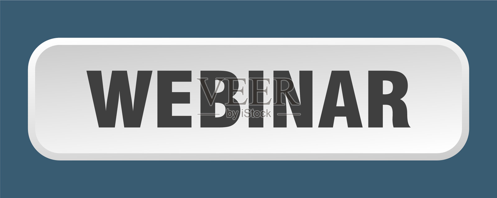 3 . Webinar button 3d按钮插画图片素材