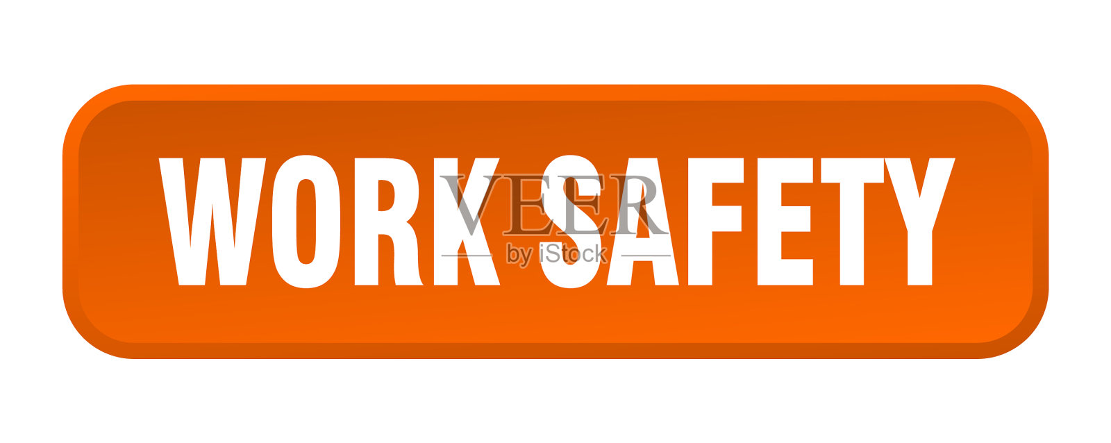 安全作业按钮安全作业方3d按钮插画图片素材