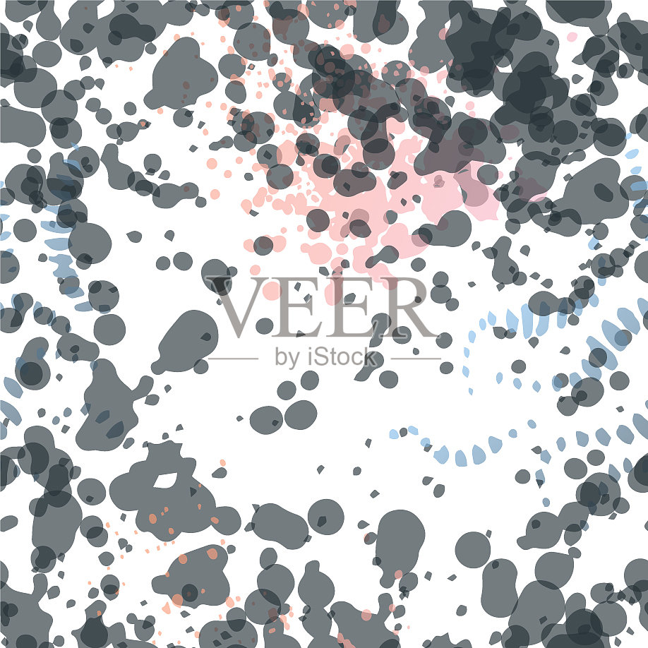 迷彩图案时尚概念窘迫插画图片素材