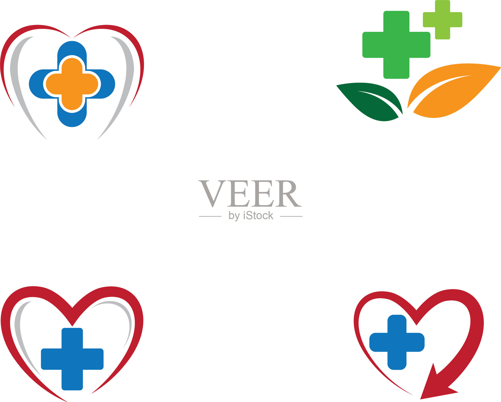 医学交叉的图标图标素材