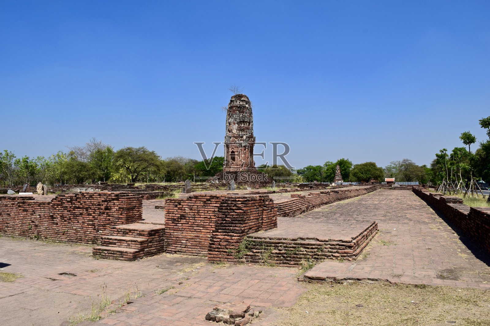 大城府遗址。照片摄影图片