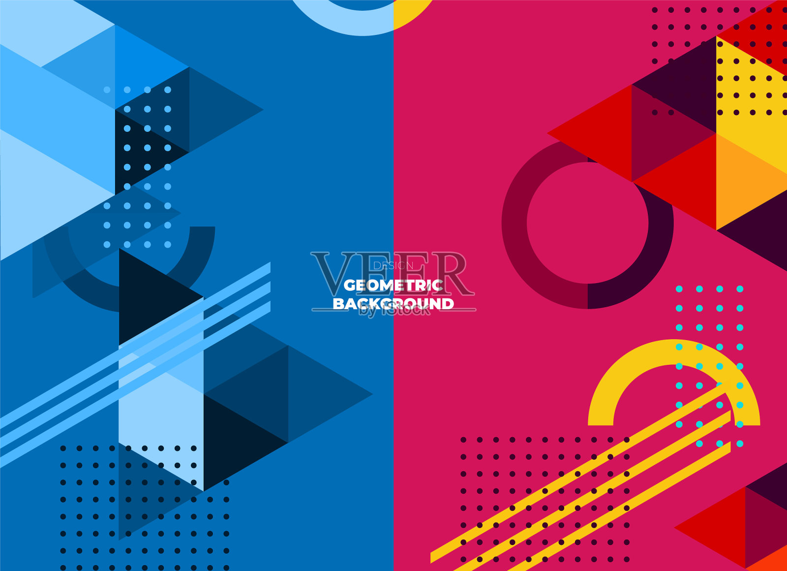 平面最小几何背景动态形状插画图片素材