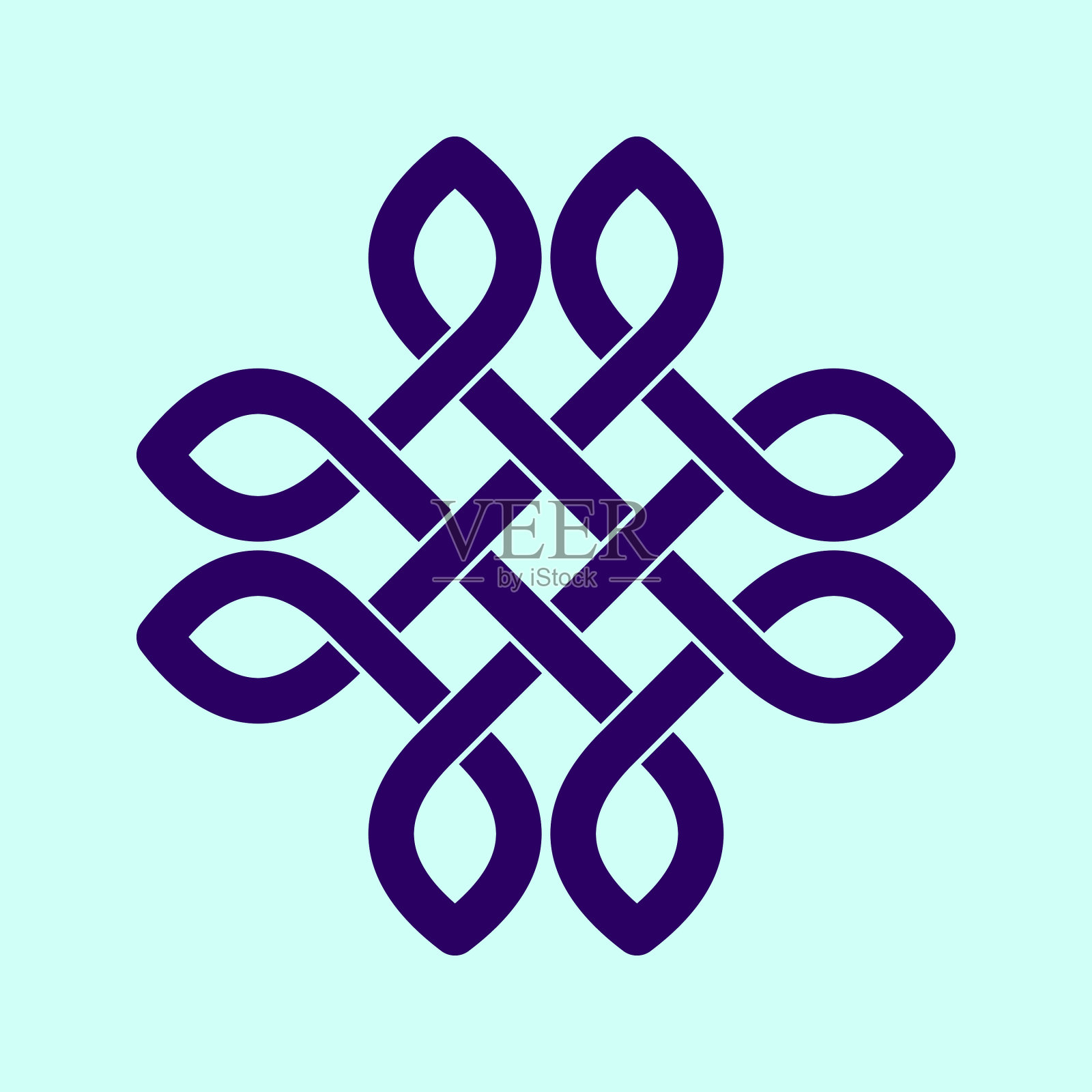 凯尔特结抽象装饰插画图片素材