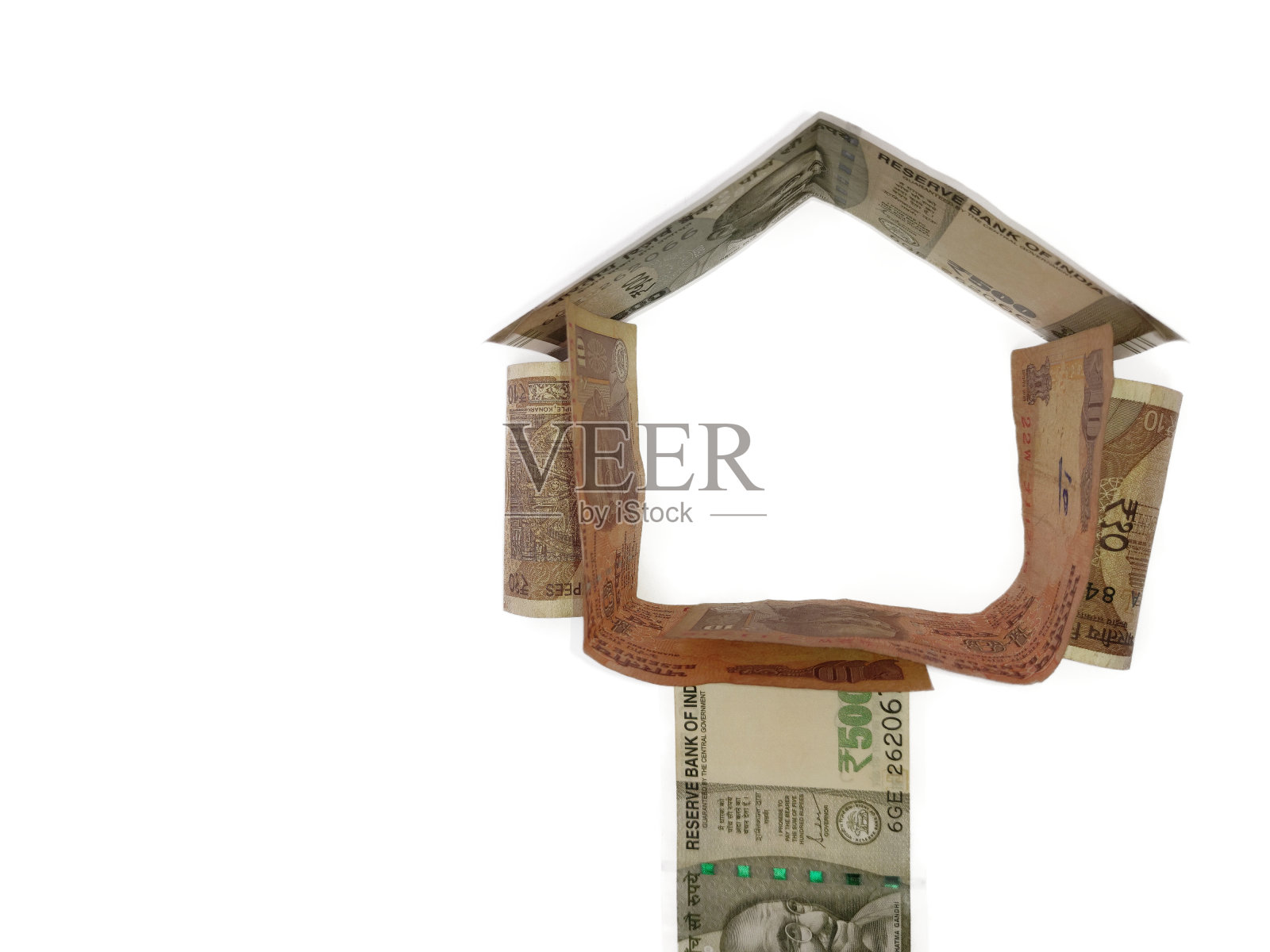 家用纸币制作，家用EMI概念购买照片摄影图片