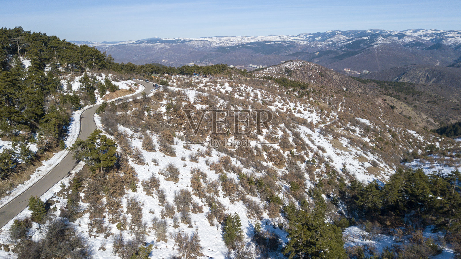 雪山景观无人机拍摄照片摄影图片