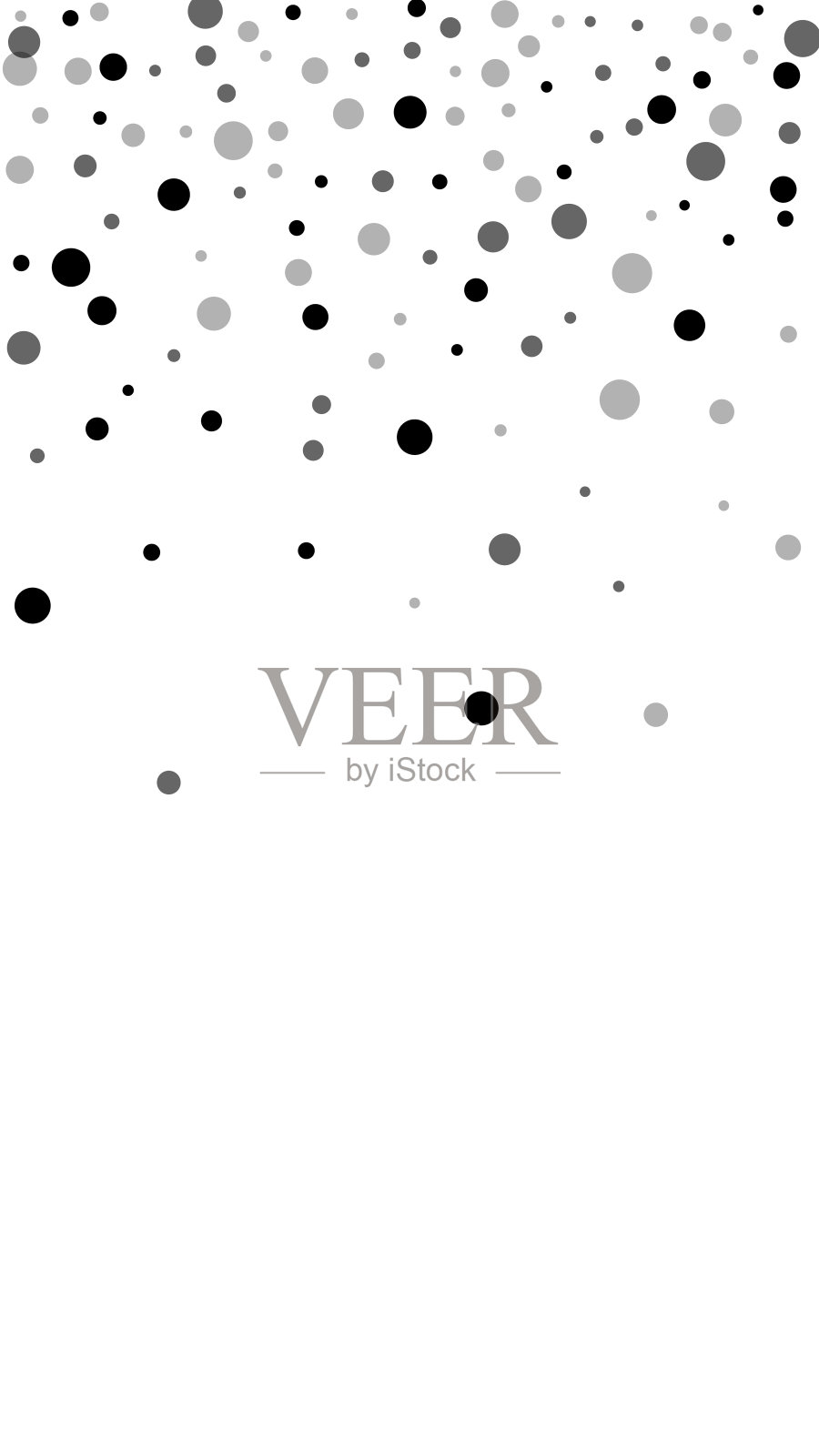 散落的随机黑点。暗点dispersio插画图片素材