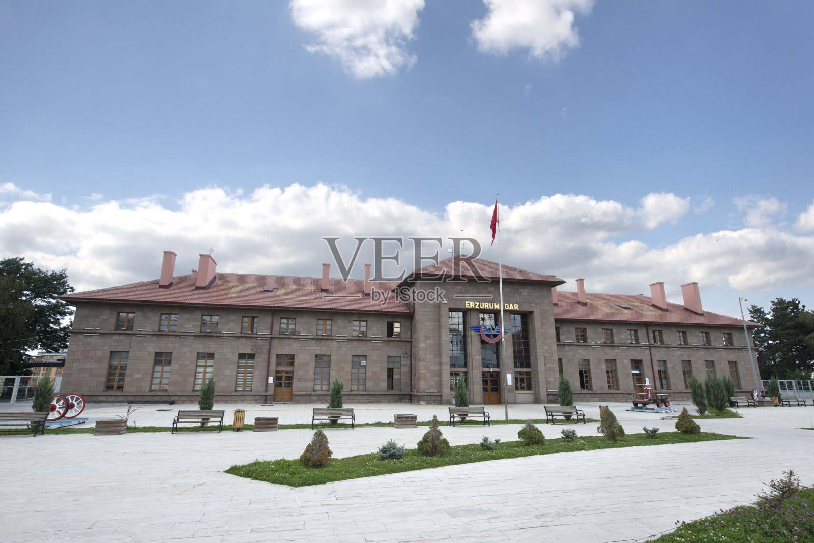 埃尔祖鲁姆火车站照片摄影图片