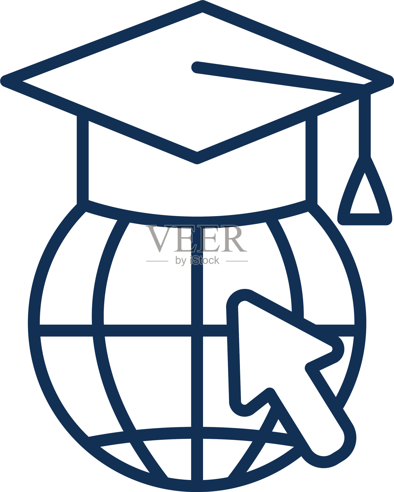 教育在线概念全球化设计元素图片