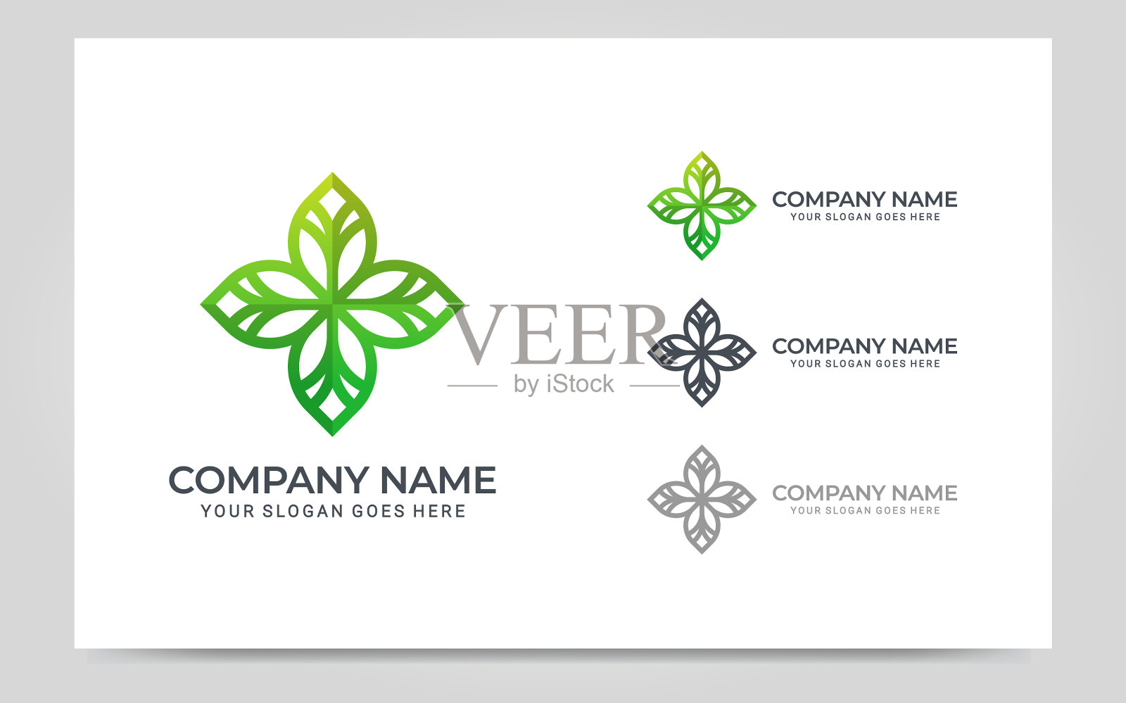 现代几何抽象标志设计可编辑插画图片素材