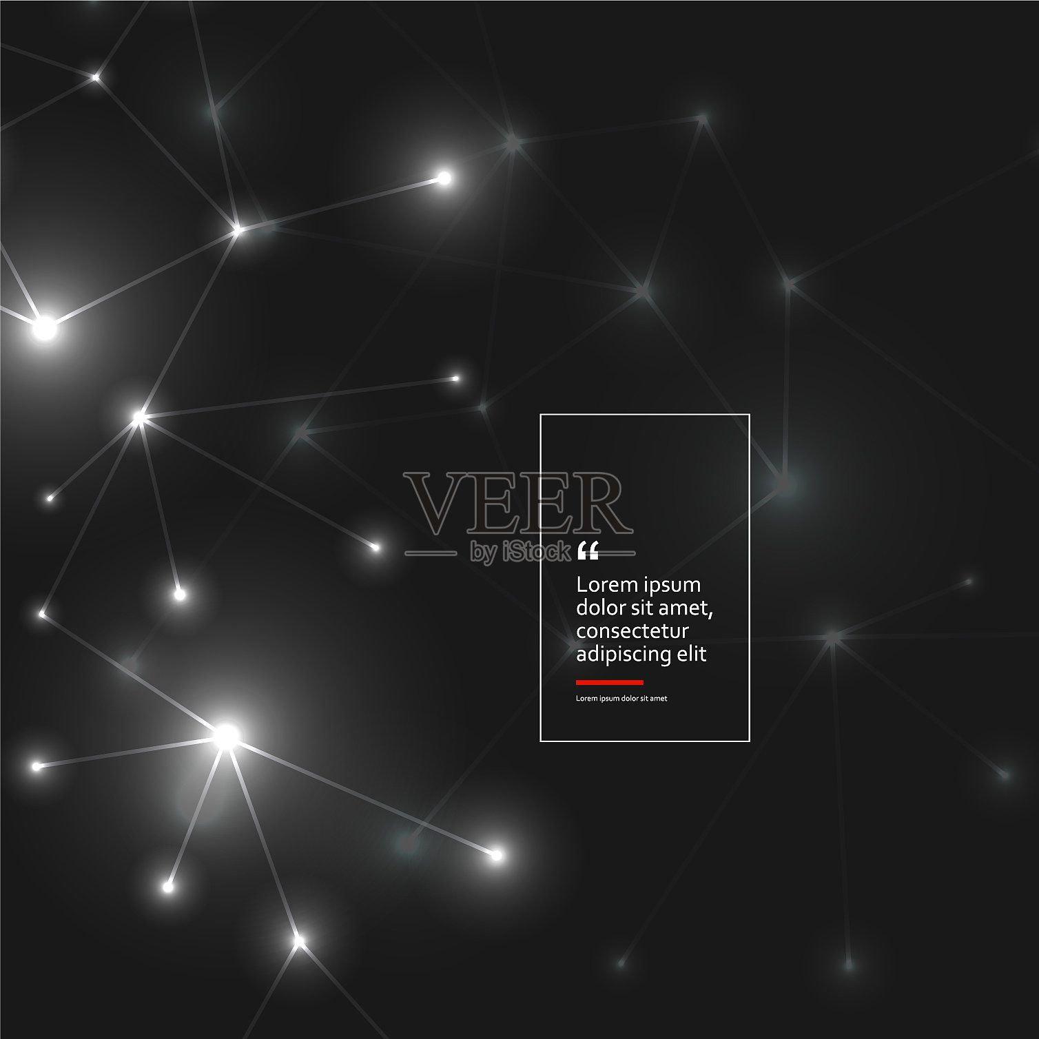 抽象多边形黑色背景用插画图片素材