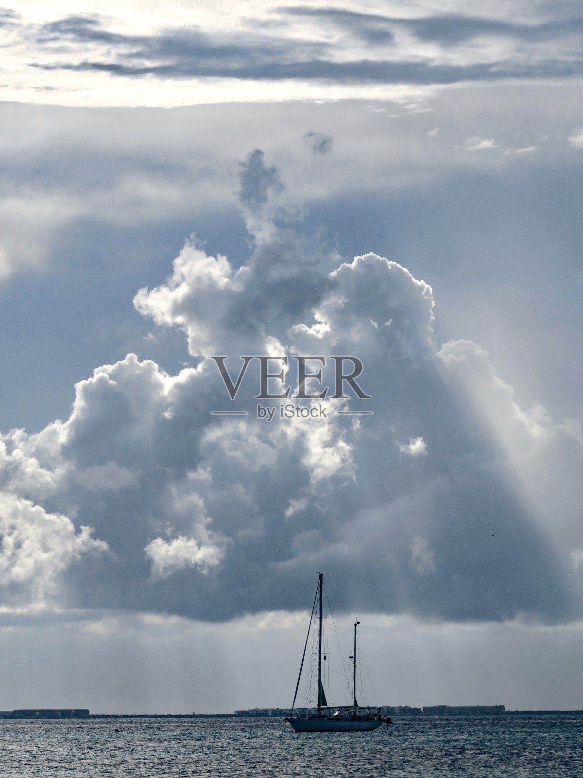 加勒比地区的帆船照片摄影图片