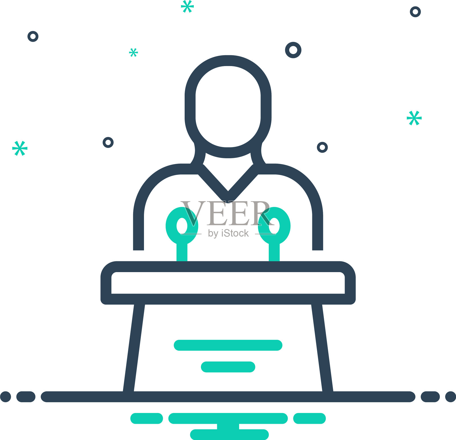 民主插画图片素材