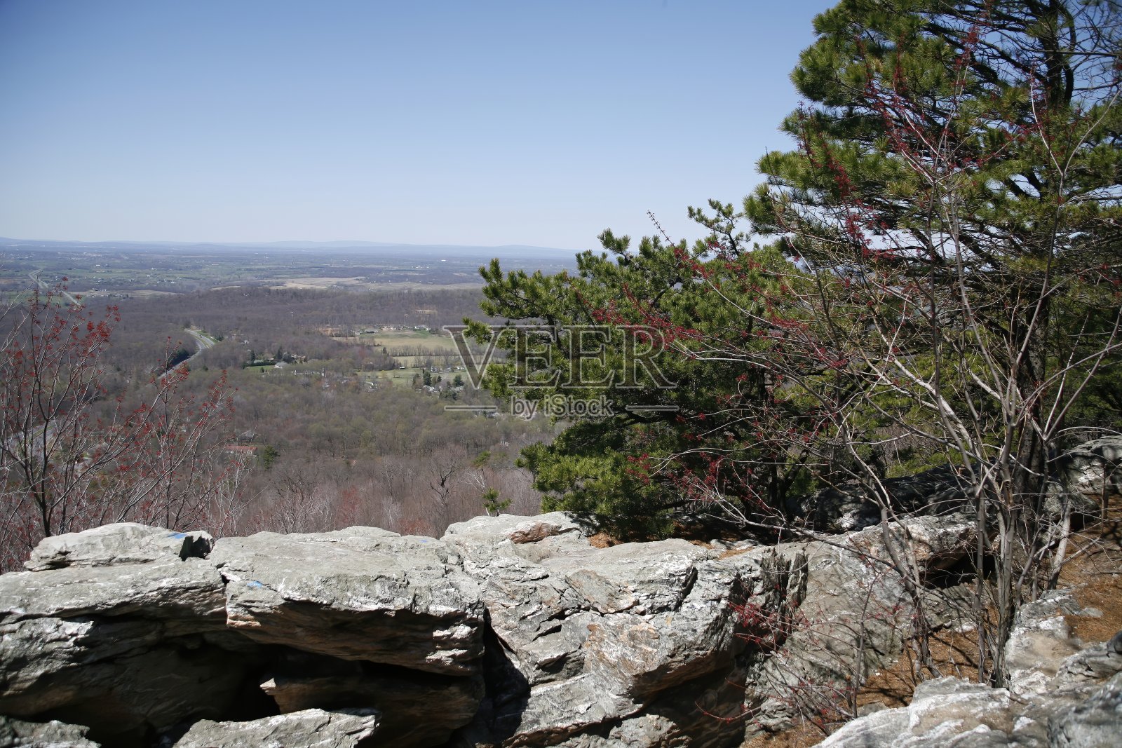 阿巴拉契亚小道上的谢南多厄山谷照片摄影图片