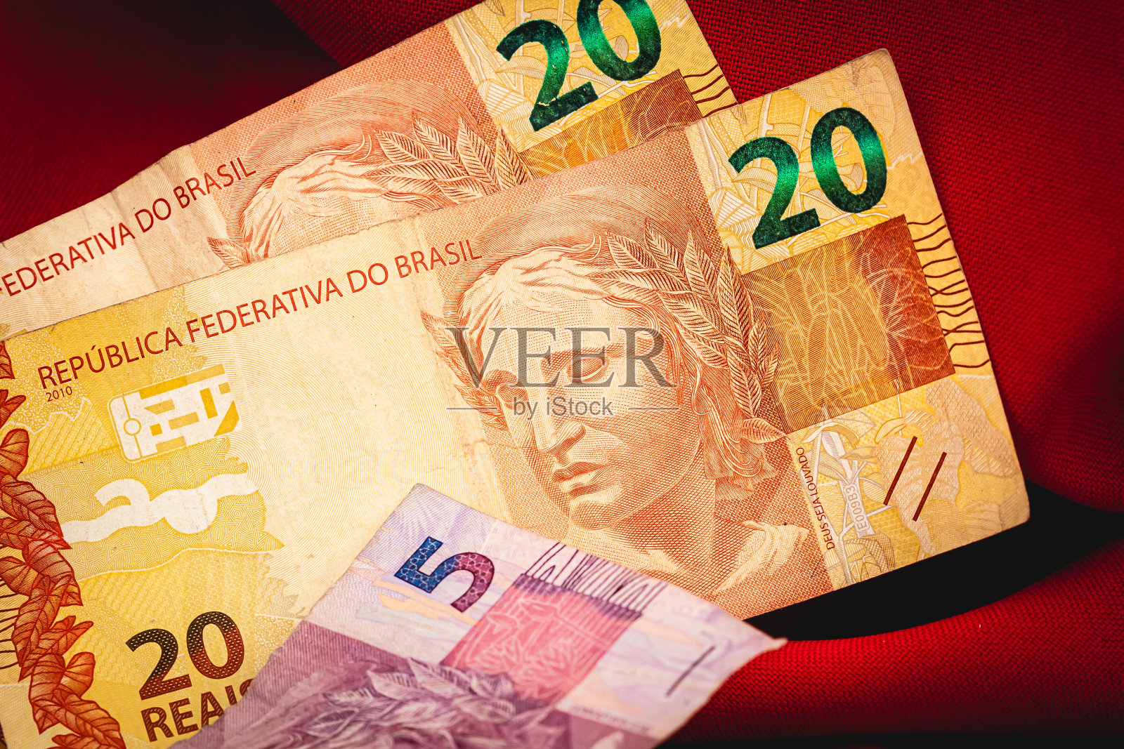 巴西货币。钱，钱，巴西，雷亚尔。照片摄影图片