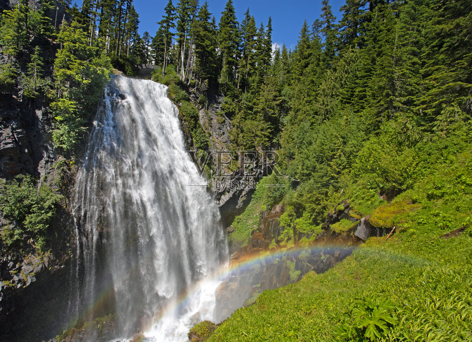 纳拉达瀑布照片摄影图片