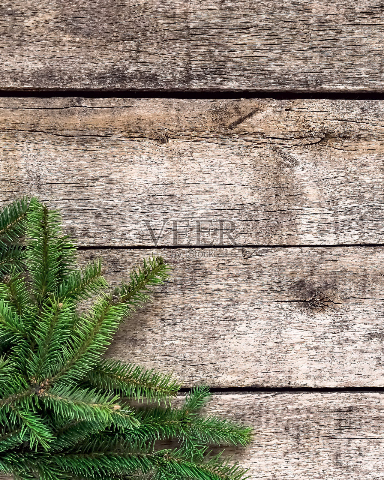 圣诞背景，旧木纹理，照片摄影图片