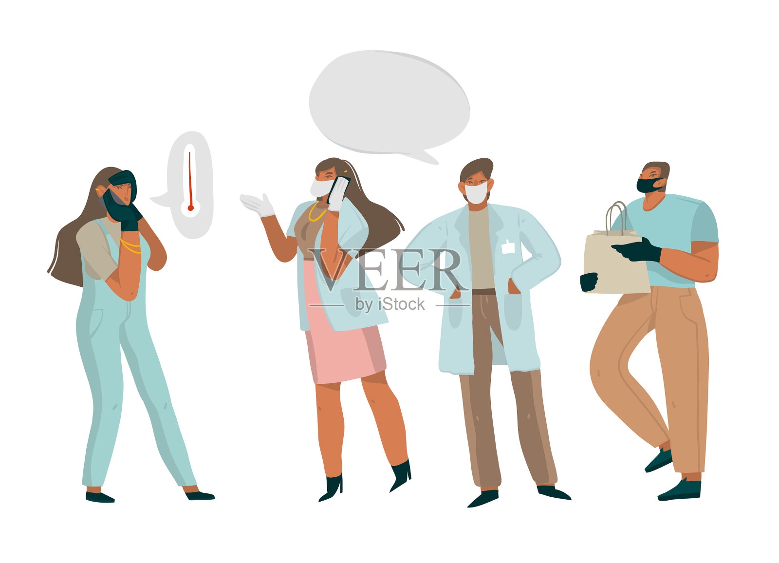 手绘抽象图设计元素图片