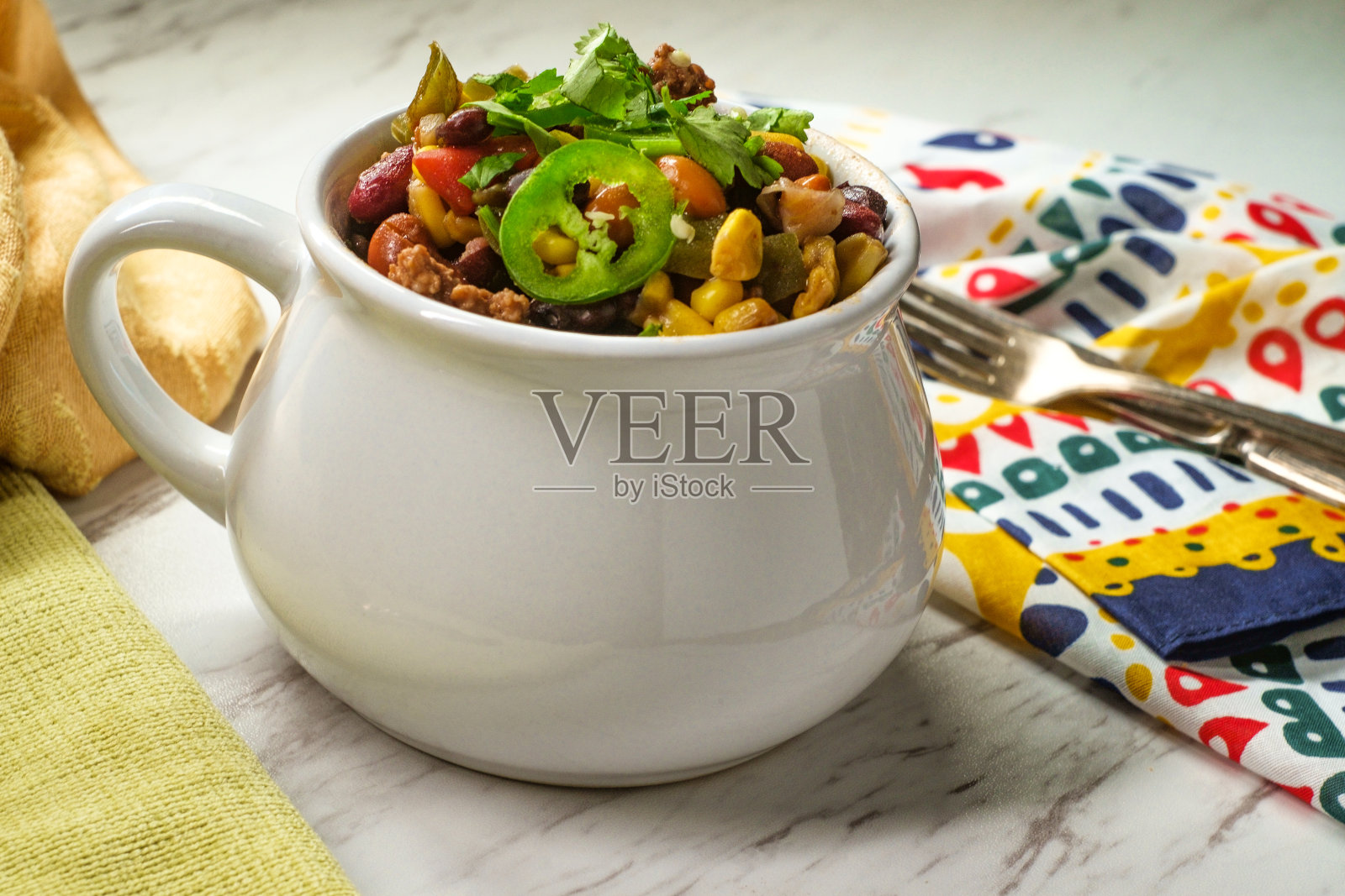 辣椒配肉照片摄影图片